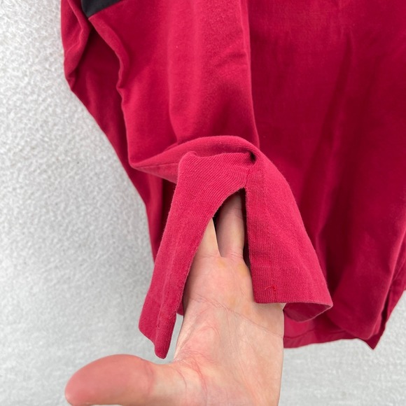 Vintage Polo Ralph Lauren Shirt Mens XL Red Turtleneck Crest Shield Embroidered - Picture 12 of 12